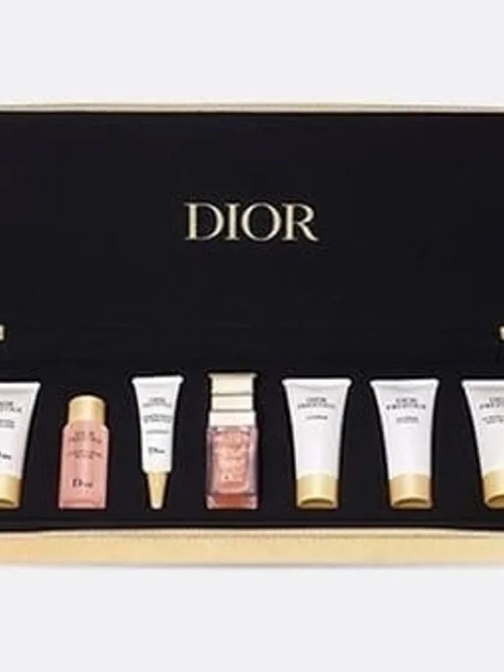 Dior Prestige Women's Skincare Set – Black, White & Gold Accents